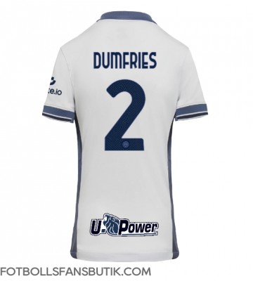 Inter Milan Denzel Dumfries #2 Replika Bortatröja Damer 2024-25 Kortärmad